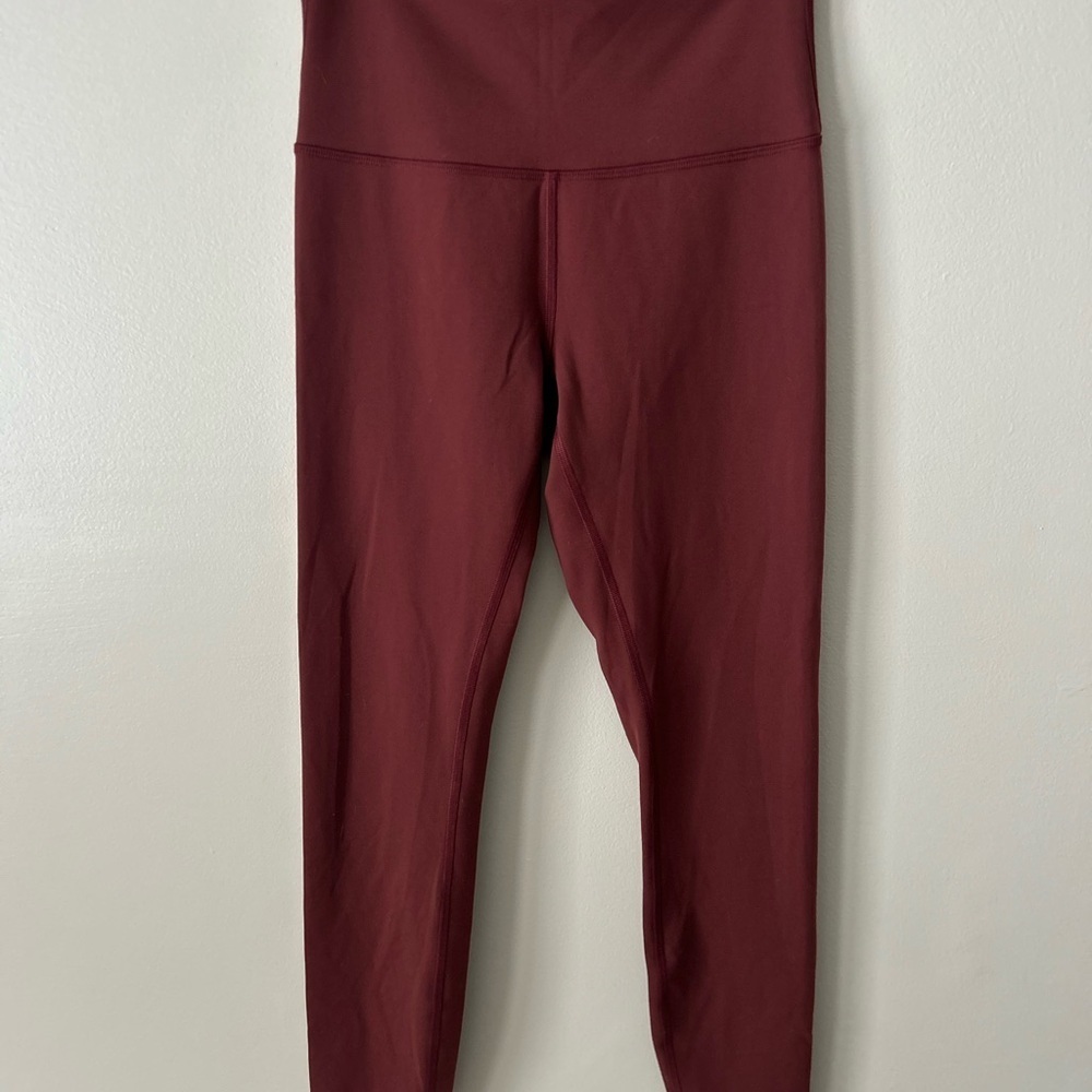 Lululemon Burgundy Leggings